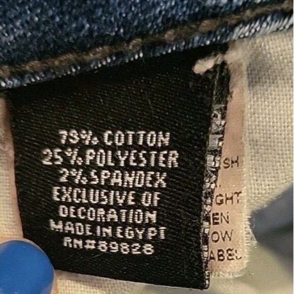 Relativity Jeans Womens 14 Blue Mid Rise Bootcut Medium Wash Stretch Denim 34x29 - Picture 7 of 10